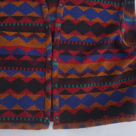 Multicolor Geometric Pattern Sweater Vest - Picture 6 of 9